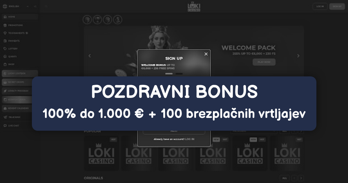 Loki Casino banner